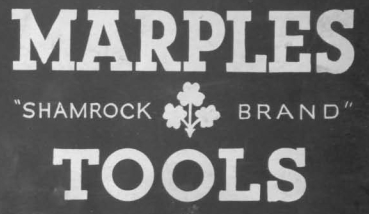 mark of Shamrock brand, used by Marples